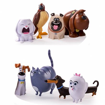 8 мини-фигурок Secret Life of Pets - Тайная жизнь домашних животных 